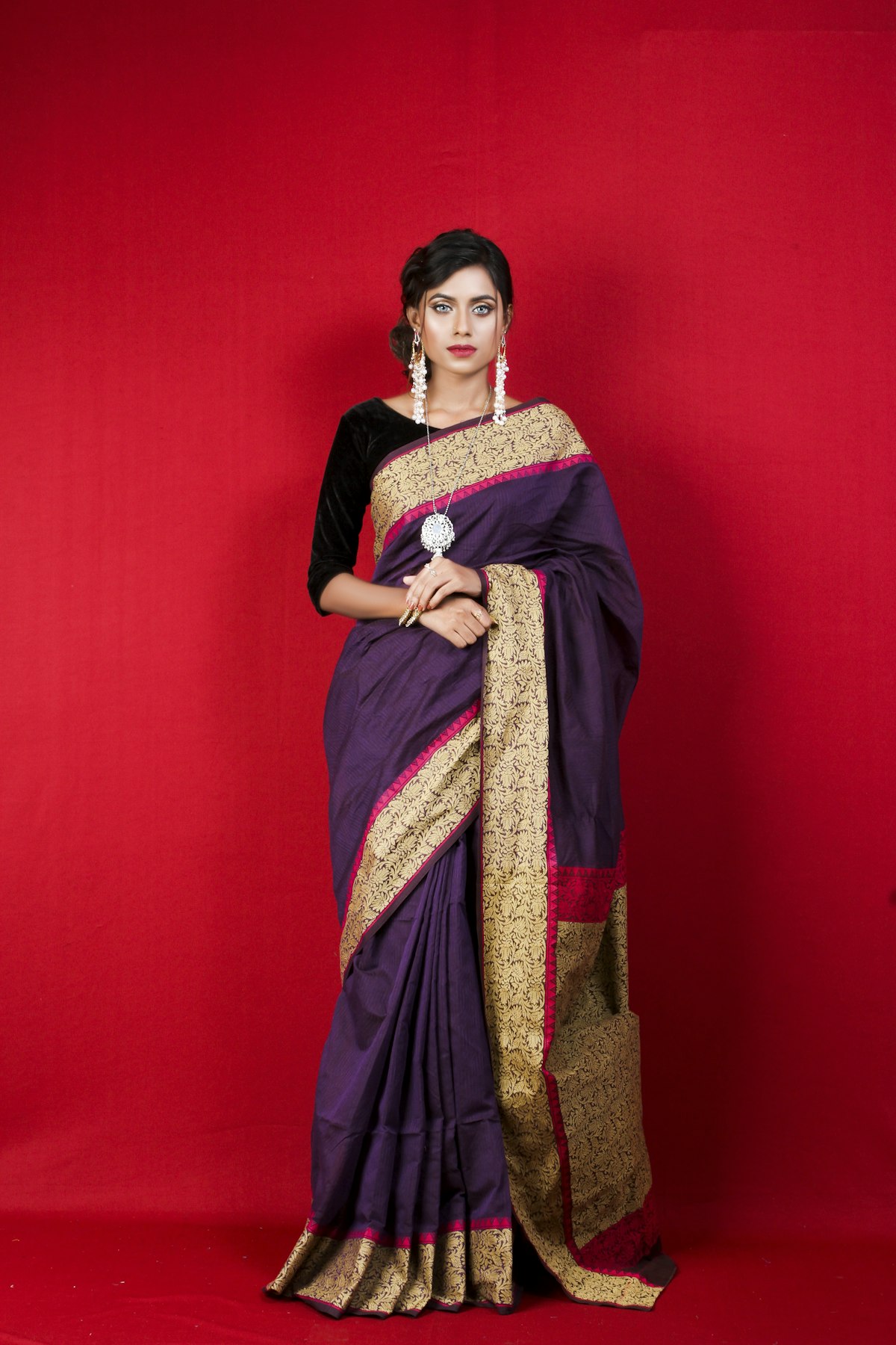 Organza Festive 3-Piece — Chandni Raat — alternate view